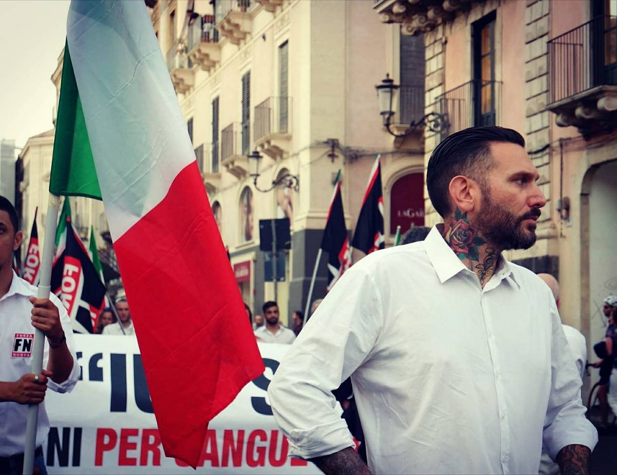 Palermo, militante di Forza Nuova ​legato e pestato in strada