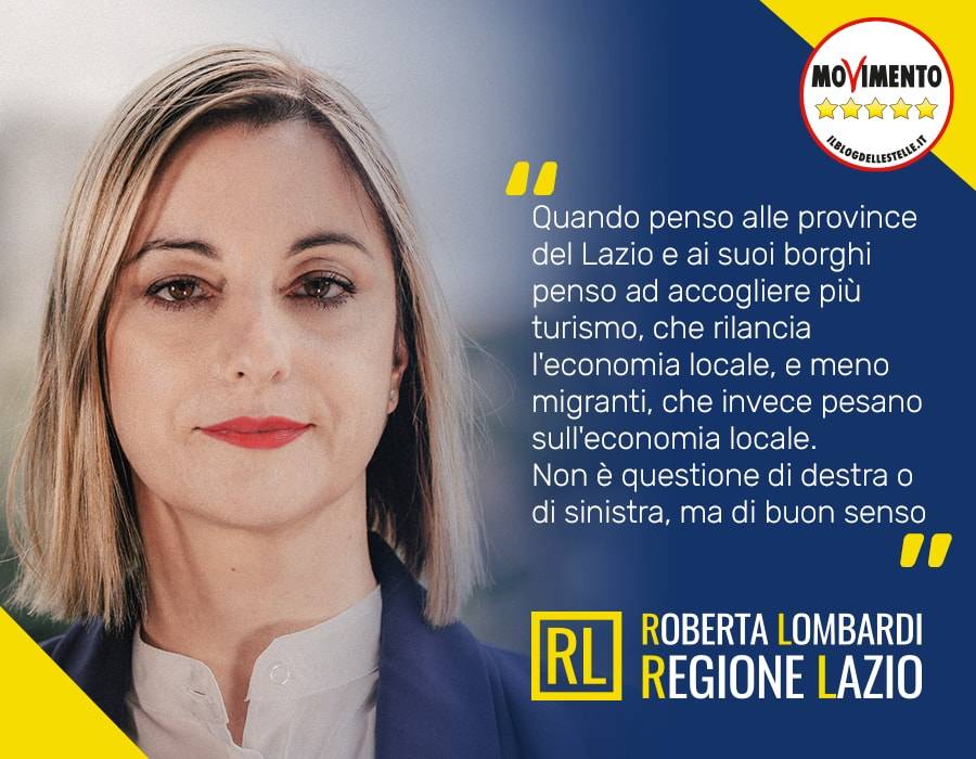 Regionali Lazio, Lombardi: "Più turisti e meno migranti"