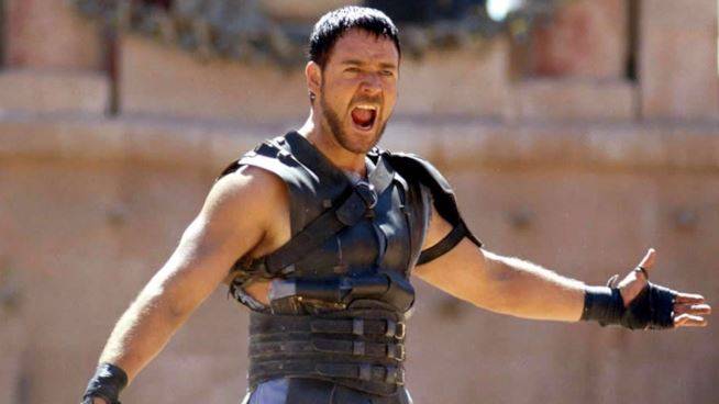 Russel Crowe porta il Gladiatore a Roma