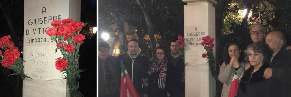 "Di Vittorio voterebbe Casapound": imbrattato il busto del sindacalista