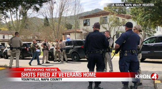 California, un uomo armato prende ostaggi in un ospizio militare