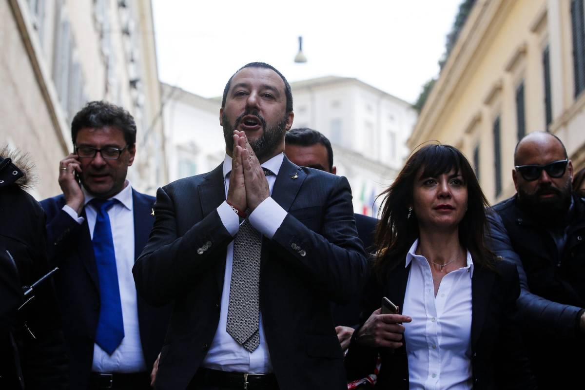 "Mamma mia". Salvini ora teme un asse M5s-Pd Oggi il vertice del centrodestra