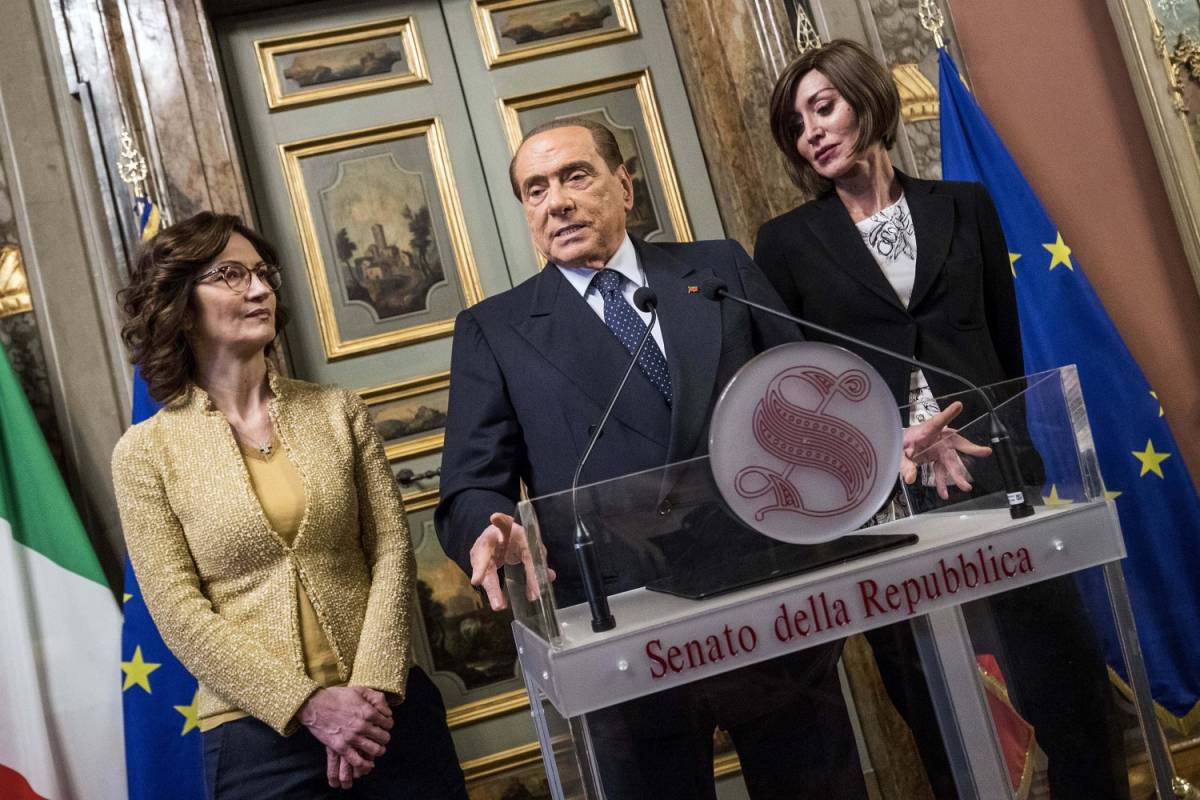Maria Stella Gelmini, Silvio Berlusconi e Anna Maria Bernini