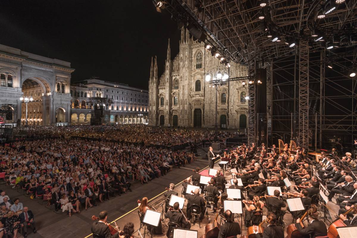 Filarmonica della Scala: maxi concerto in piazza