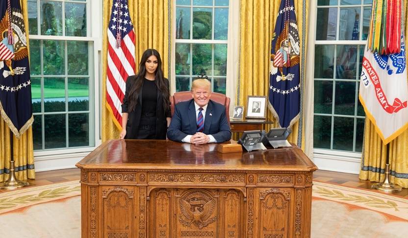 Trump incontra Kim Kardashian alla Casa Bianca