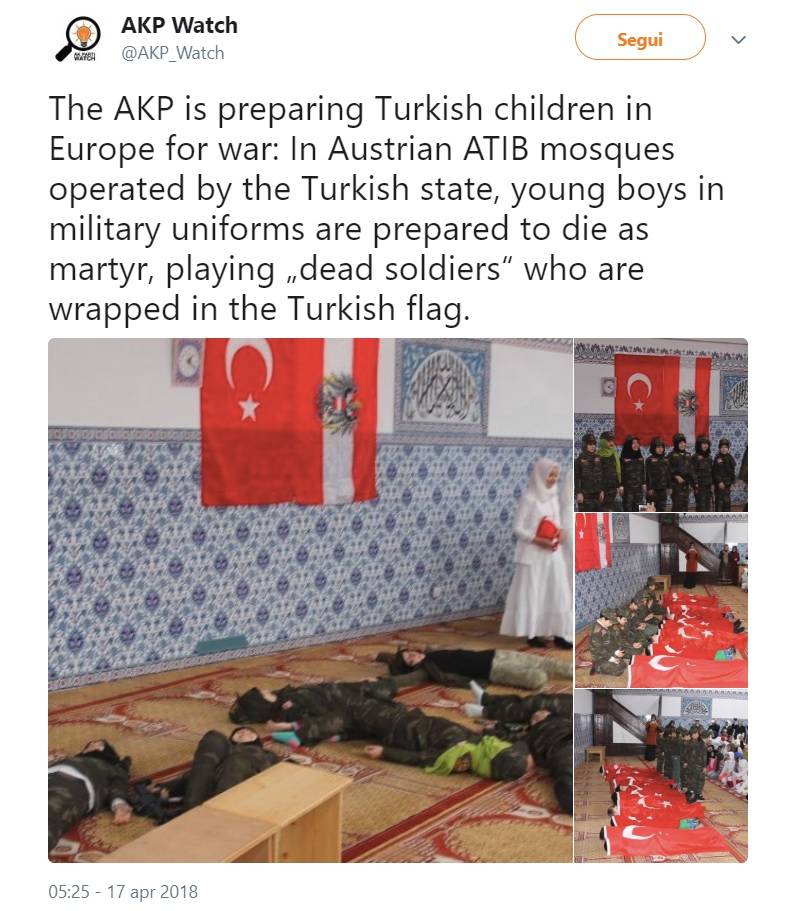 Le immagini choc all’interno delle moschee turche in Austria. Ecco perché Vienna si è mossa