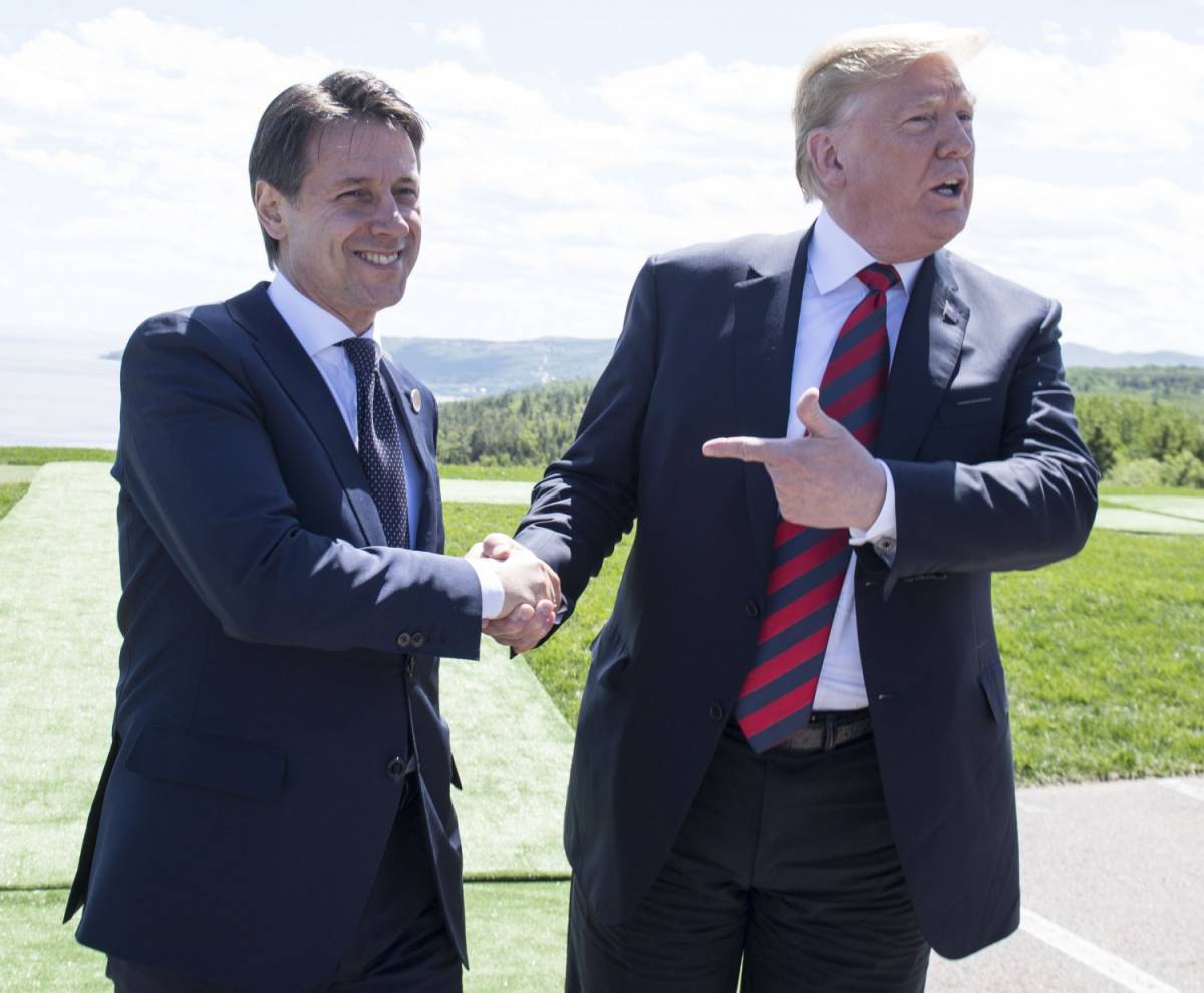 G7, Conte: "L'Italia lavora per rimuovere le sanzioni ai russi". E Trump twitta: "Farà un gran lavoro"