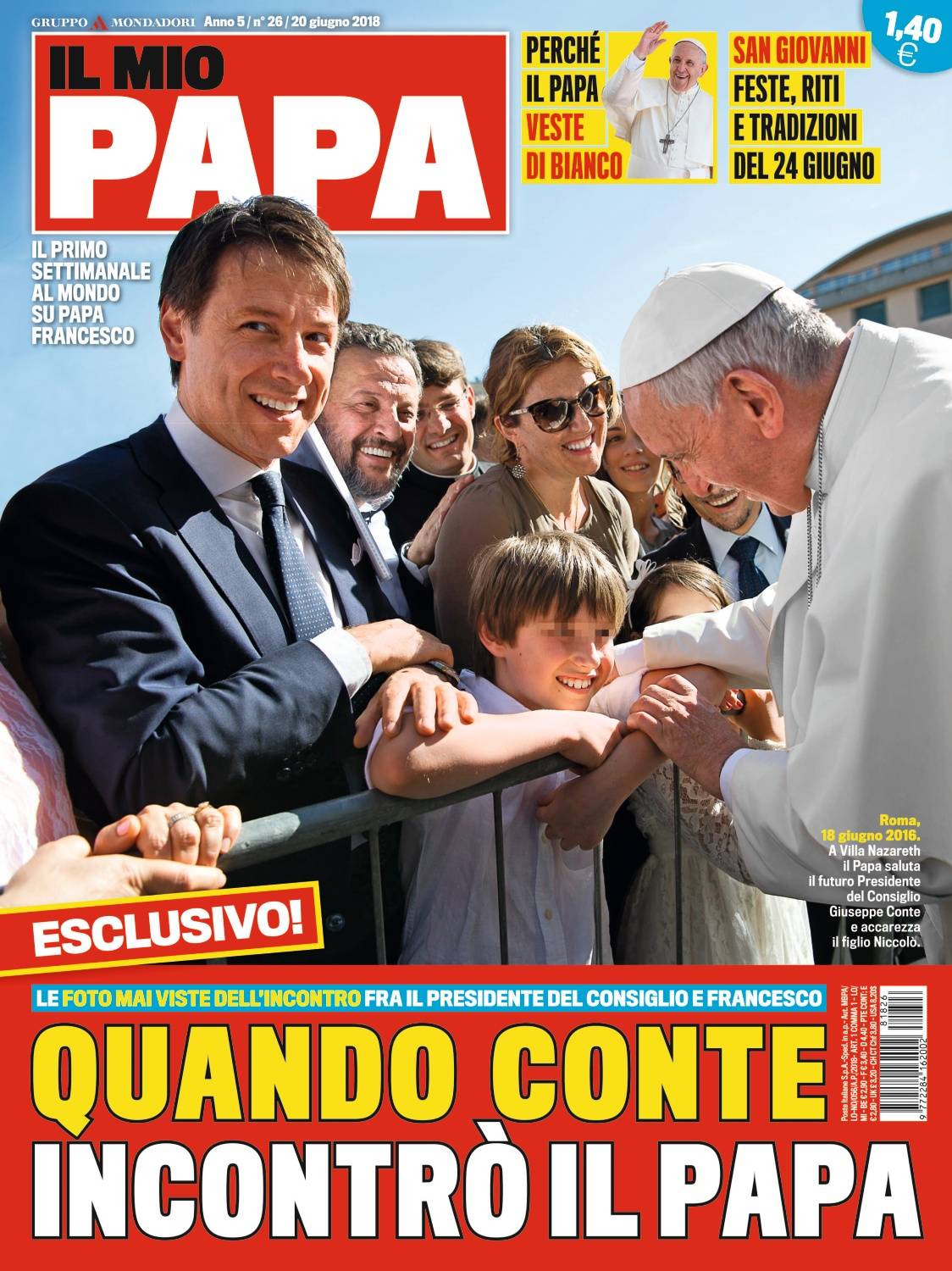 E il Papa incontrò Conte: le immagini inedite