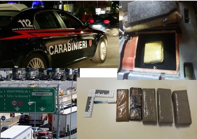 Arrestato imprenditore spagnolo con 8 etti di cocaina