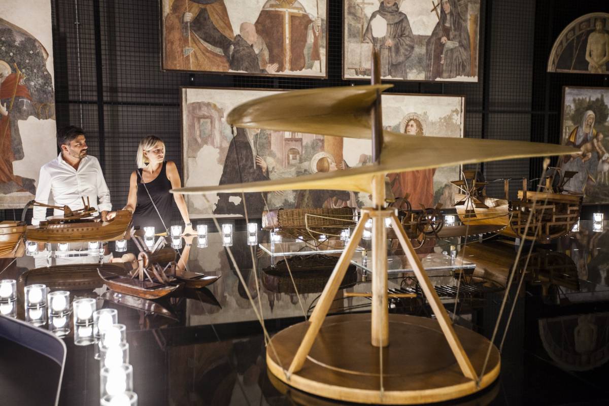 Modellini, progetti e arte: il Museo della scienza rende omaggio al Genio