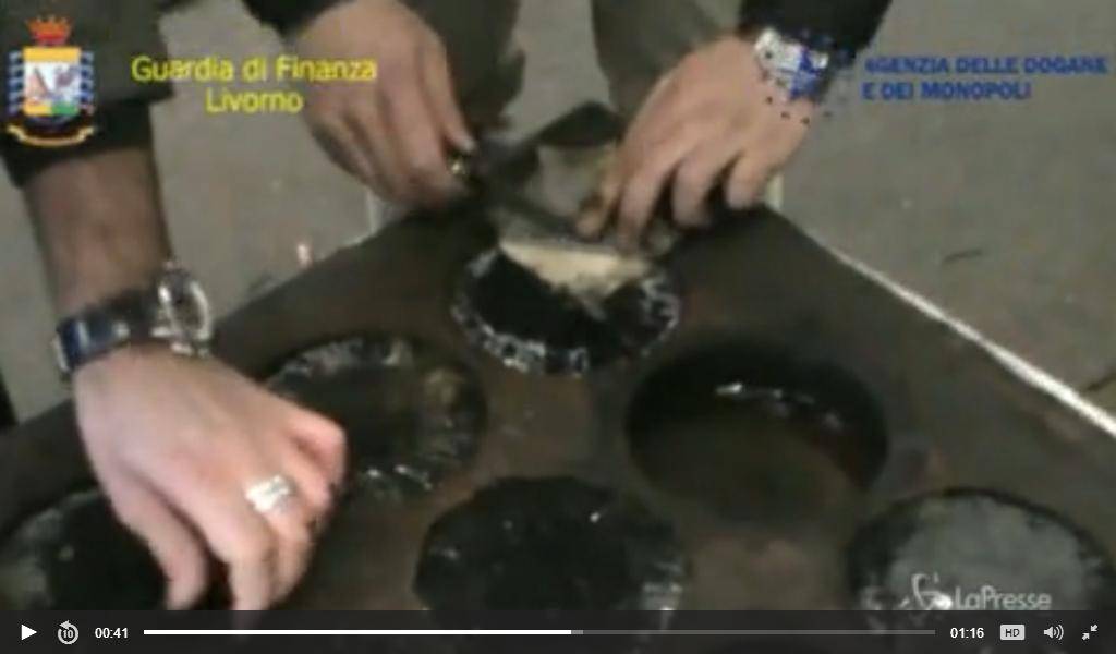 Livorno, 80 kg di cocaina nascosti nel doppiofondo di una cisterna