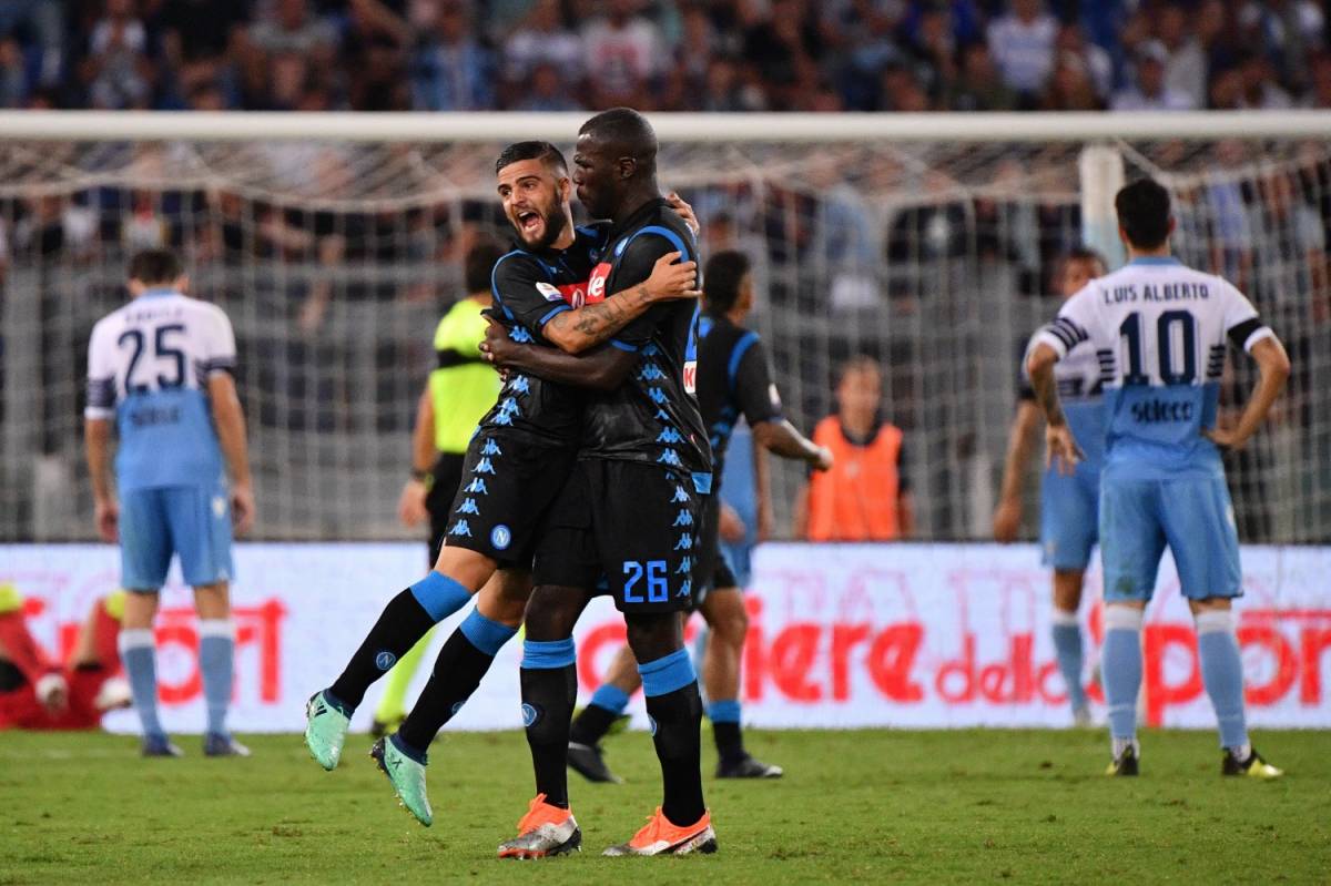 Napoli di rimonta contro la Lazio: 1-2 e aggancio alla Juventus