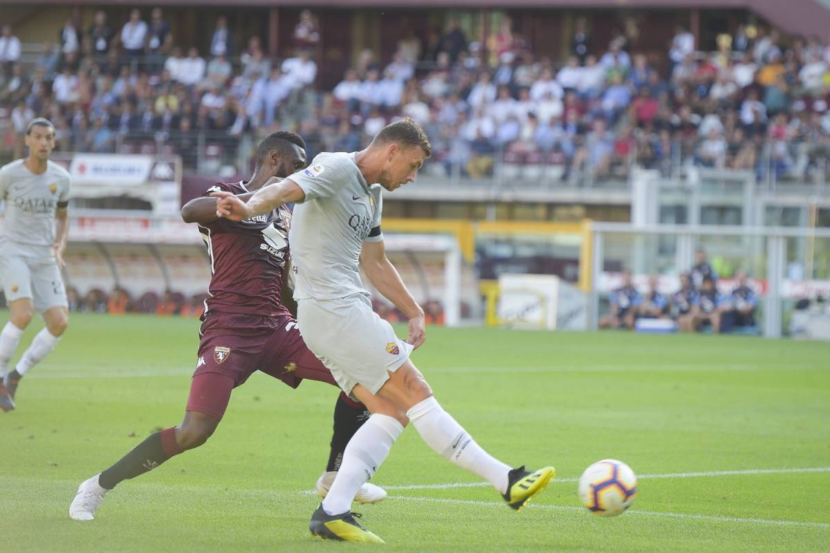 La Roma sfonda al 90': Torino ko 0-1 con la rete di Dzeko