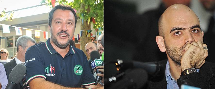 Scontro Salvini-Saviano: "Tornano le sue fesserie". Lo scrittore: "È un eversore"