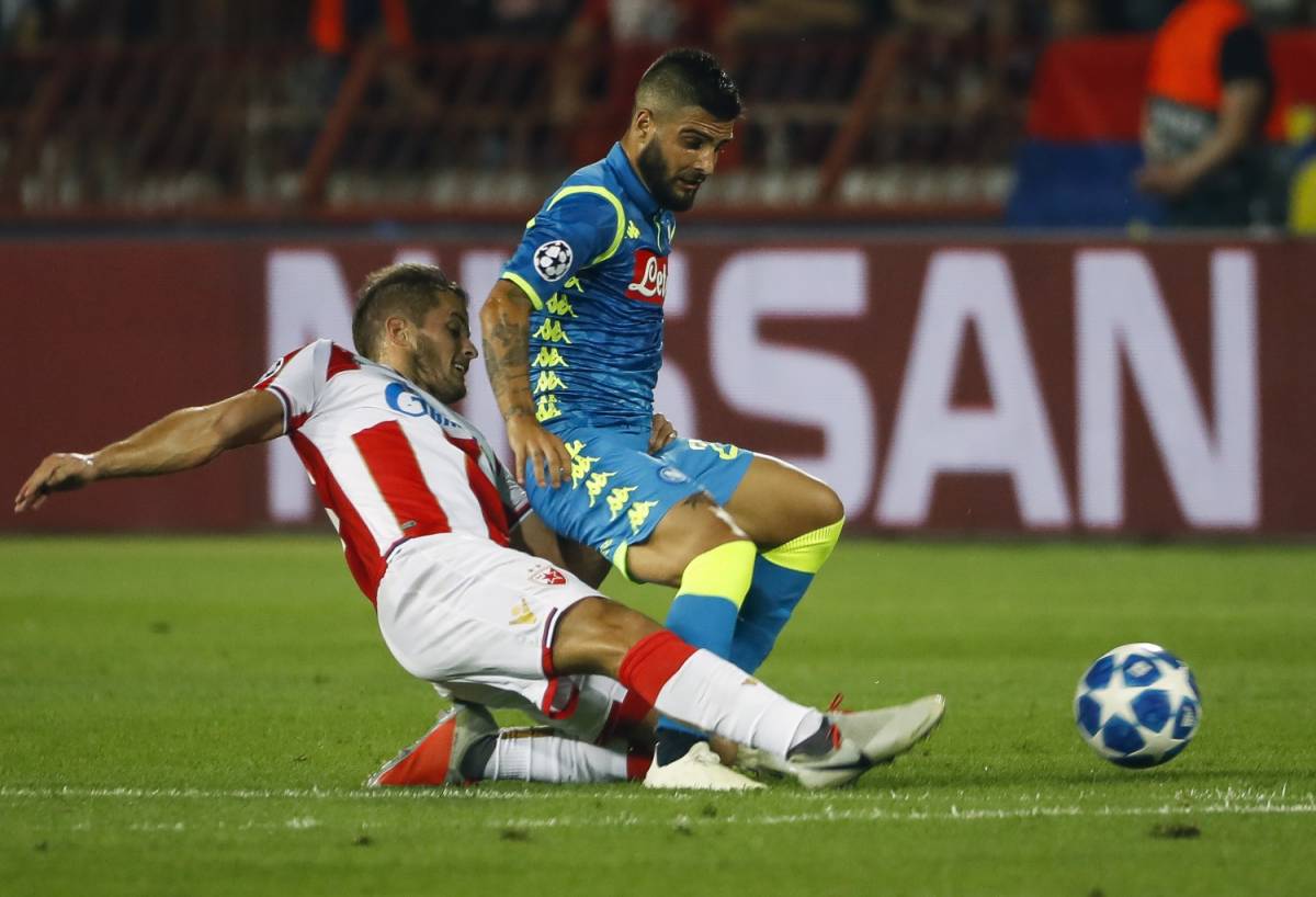 Il Napoli non sfonda a Belgrado: finisce 0-0 contro la Stella Rossa