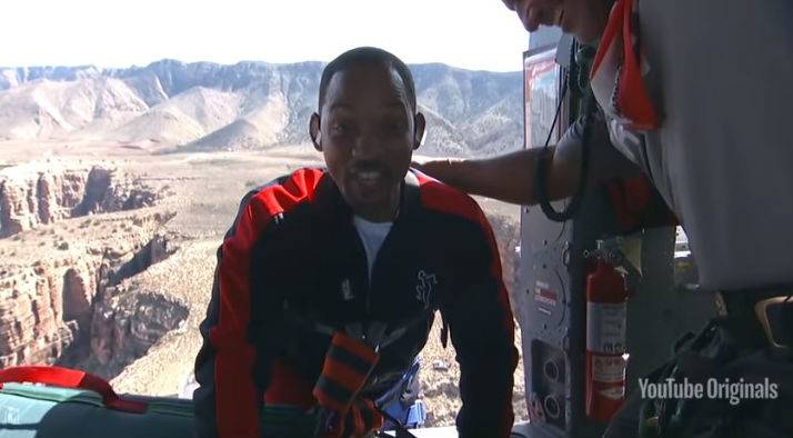 Will Smith, compleanno con bungee jumping