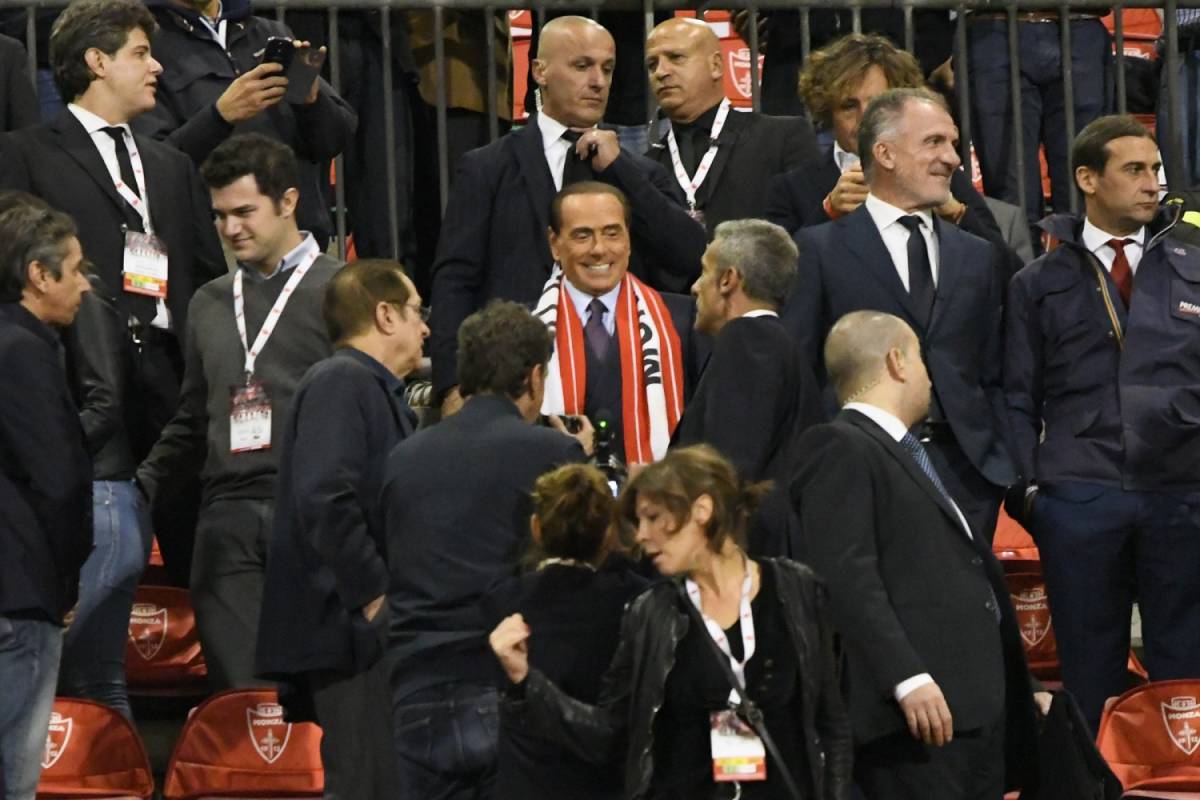 Berlusconi allo stadio per la "prima" del suo Monza 