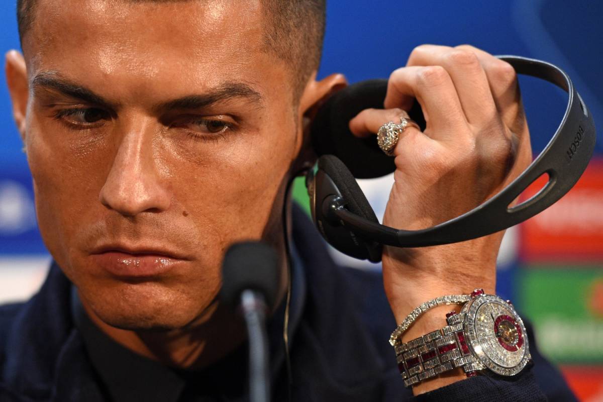 Juventus, Cristiano Ronaldo e il suo orologio da due milioni di euro