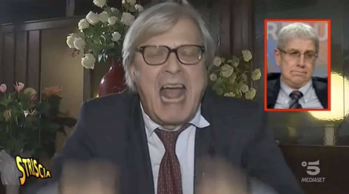 Sgarbi attacca Giordano: "Sei un zucca vuota..."