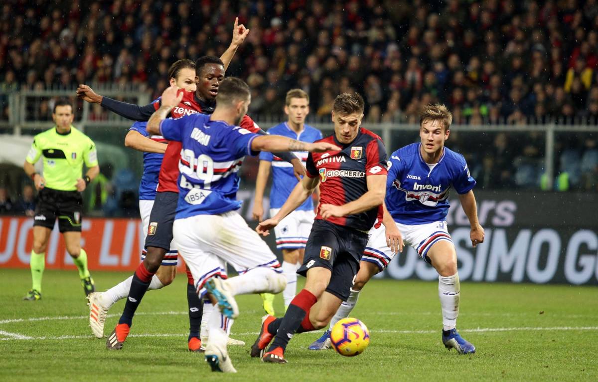 Genoa e Samp si dividono la posta in palio: finisce 1-1 il derby della Lanterna