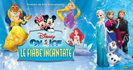 Lo show sul ghiaccio dei personaggi Disney