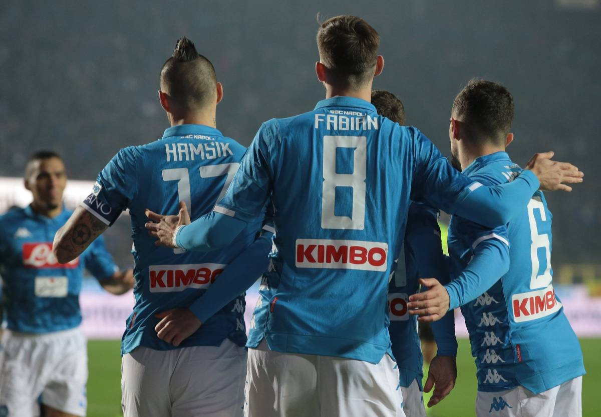 Il Napoli passa a Bergamo: Atalanta ko 2-1 grazie a Ruiz-Milik