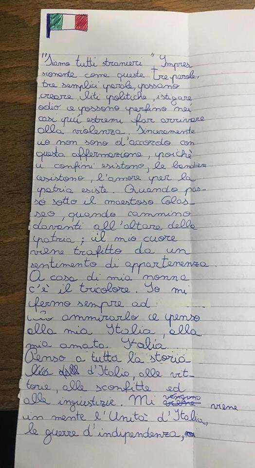 "Giù le mani dalle nostre tradizioni: confini, bandiere e amor di Patria esistono"