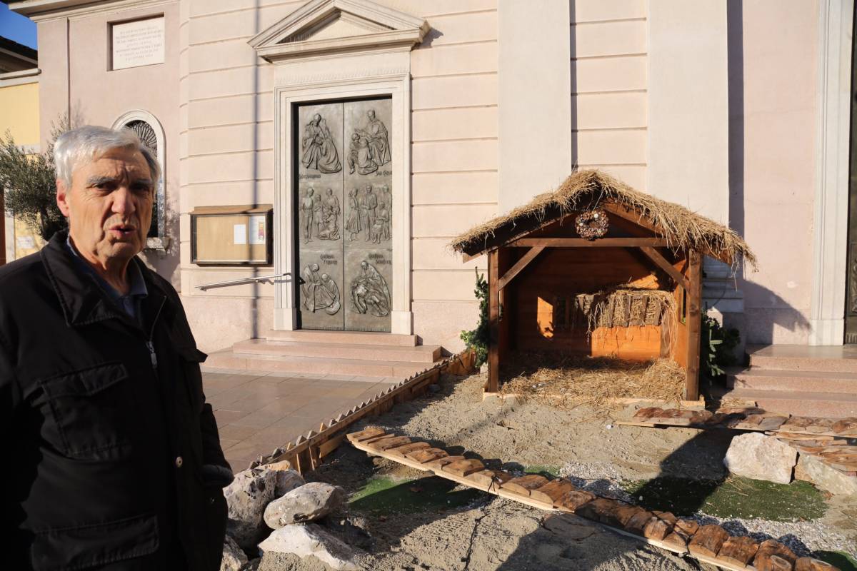 Distrutto il Presepio di Santa Giustina ad Affori