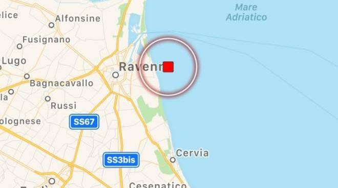 Terremoto, scossa a Ravenna