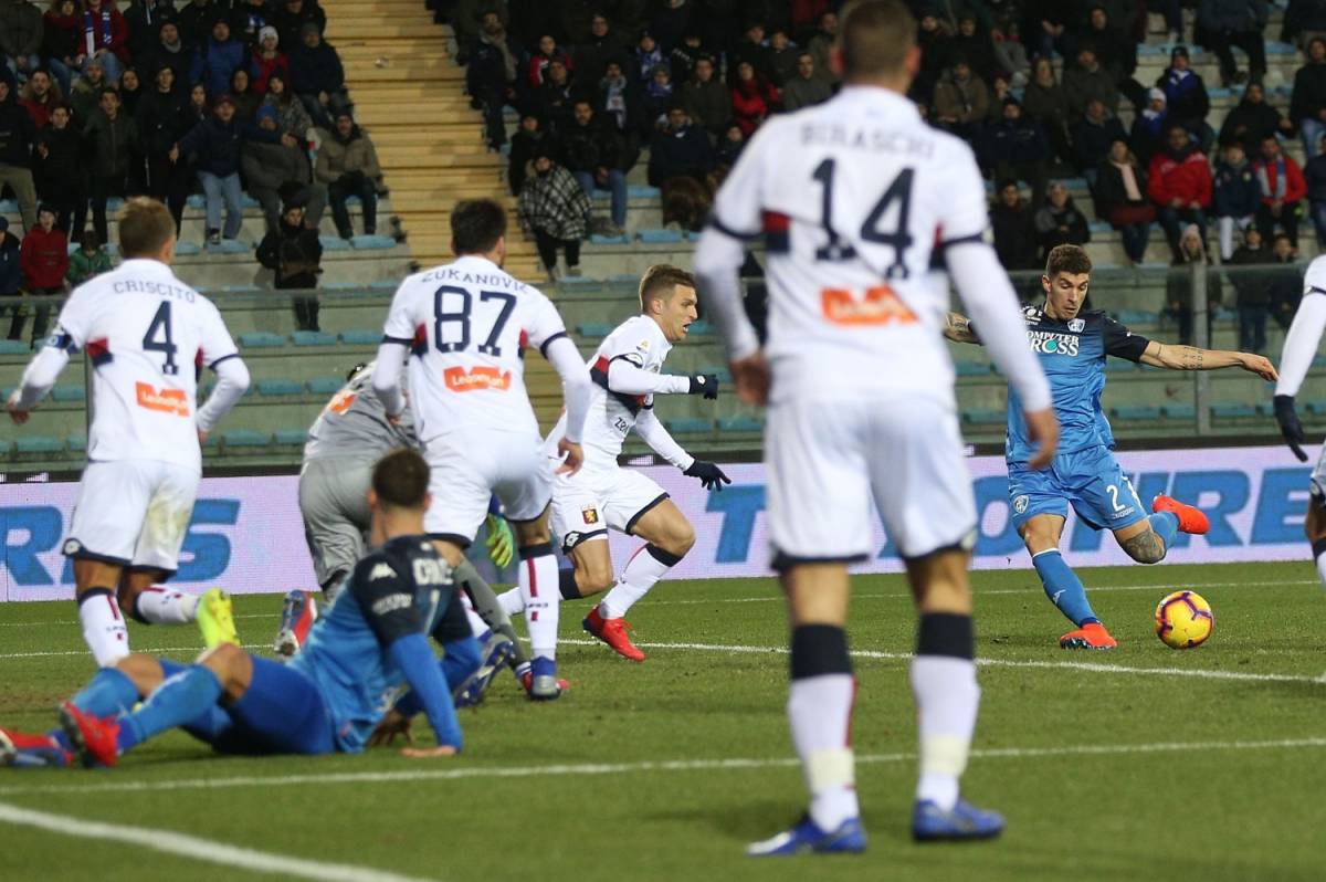 Il Genoa espugna Empoli: i rossoblù vincono 3-1
