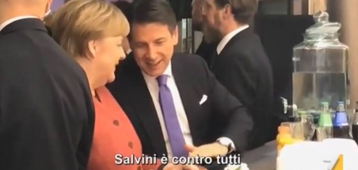 "Salvini? Lui è contro tutti..." Il nuovo audio Conte-Merkel