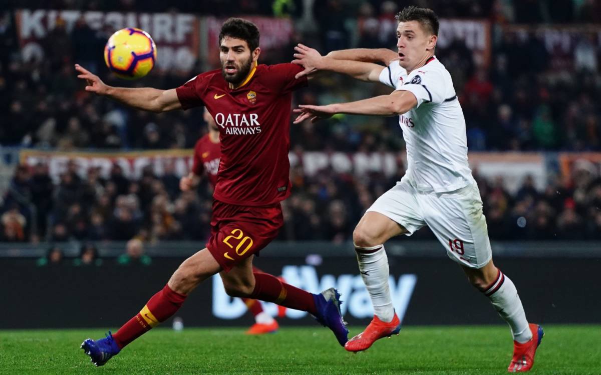 La Roma riprende il Milan: finisce 1-1 all'Olimpico
