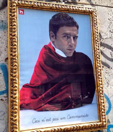 Il Banksy italiano che ridicolizza i politici