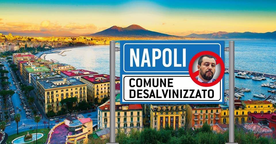 De Magistris attacca: "Napoli desalvinizzata. No al ministro nero"