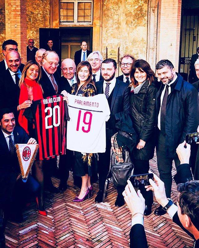 Nasce il Milan Club Montecitorio: Boschi e Galliani uniti dal tifo
