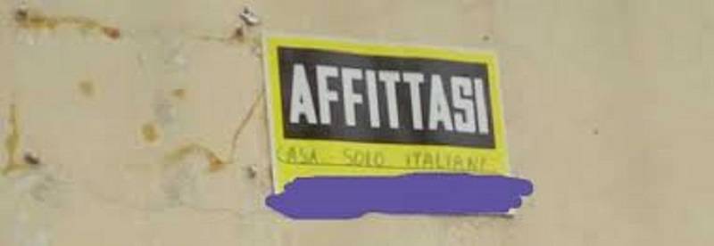 "Si fitta solo agli italiani", l’annuncio choc nel Salernitano