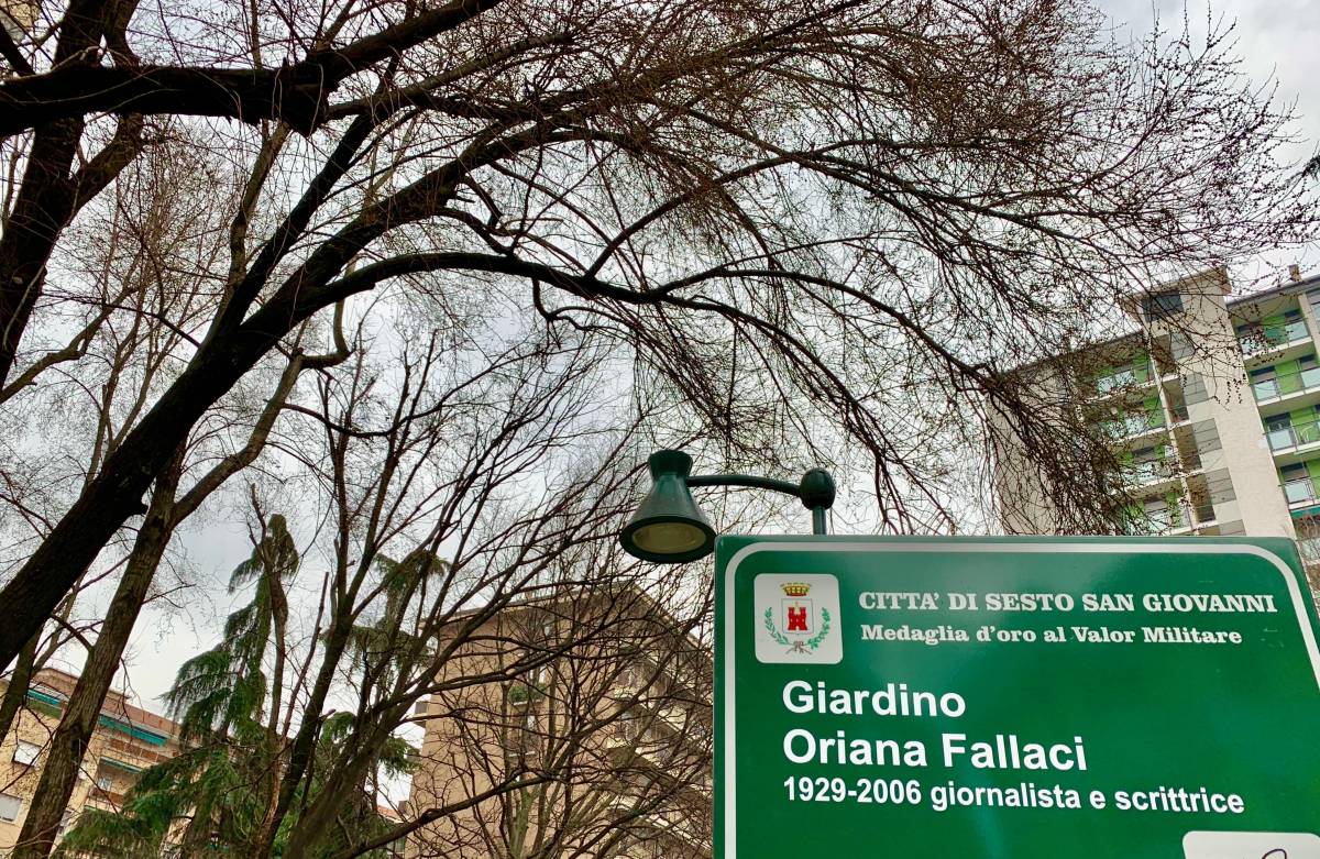 Invece della moschea il sindaco inaugura i giardini Oriana Fallaci