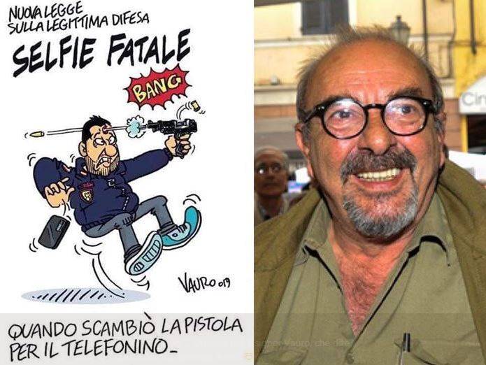 E Vauro va ancora all'attacco: "Purtroppo c'è chi nasce Salvini"