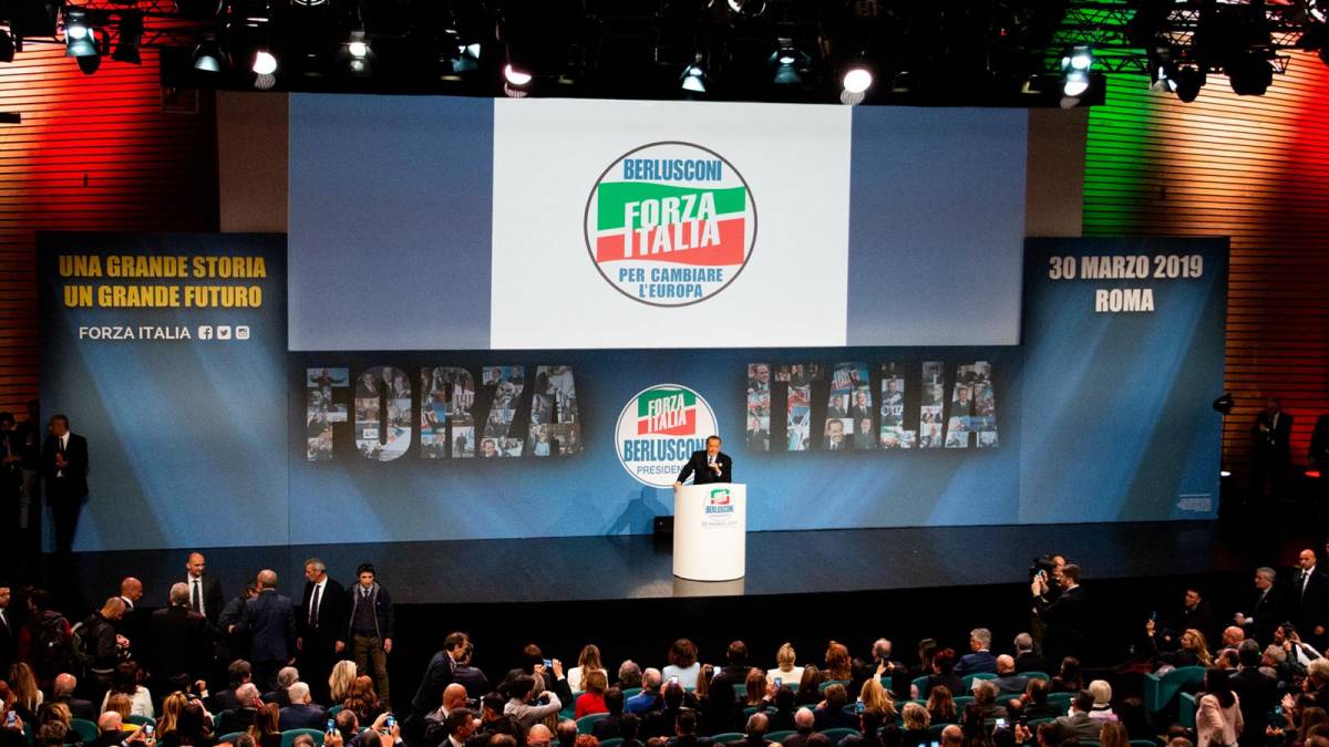 Forza Italia presenta il simbolo per le Europee