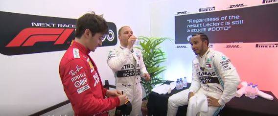 Hamilton, che complimenti a Leclerc: "Hai un futuro favoloso davanti a te"