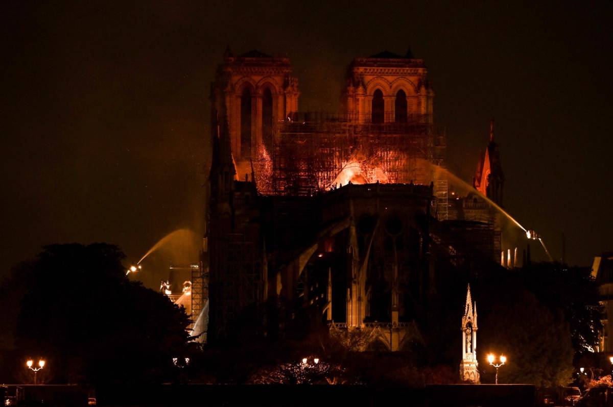 Incendio di Notre Dame, la reazione dei vip