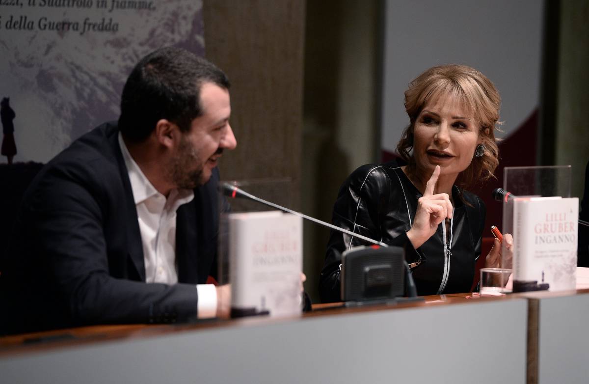 Salvini: "Non voglio andare dalla Gruber". E lei: "Puoi stare a casa"