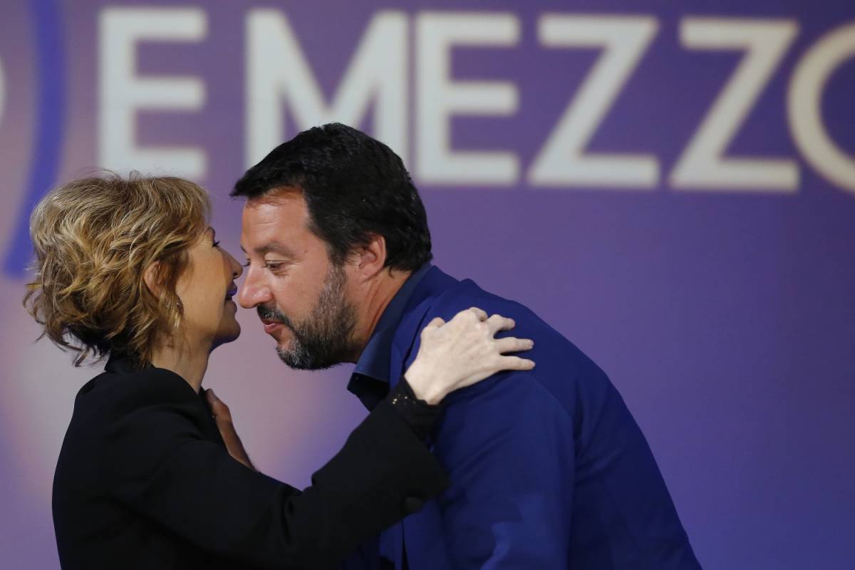 Salvini alla Gruber "Mi pagano da ministro, non per essere educato"