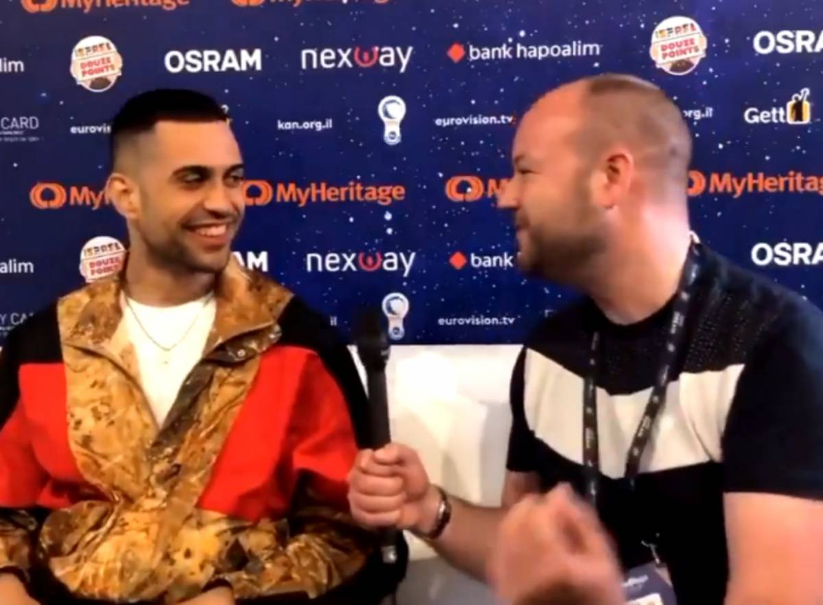 Mahmood nell'intervista in inglese all'Eurovision: "Non ho capito un c..."