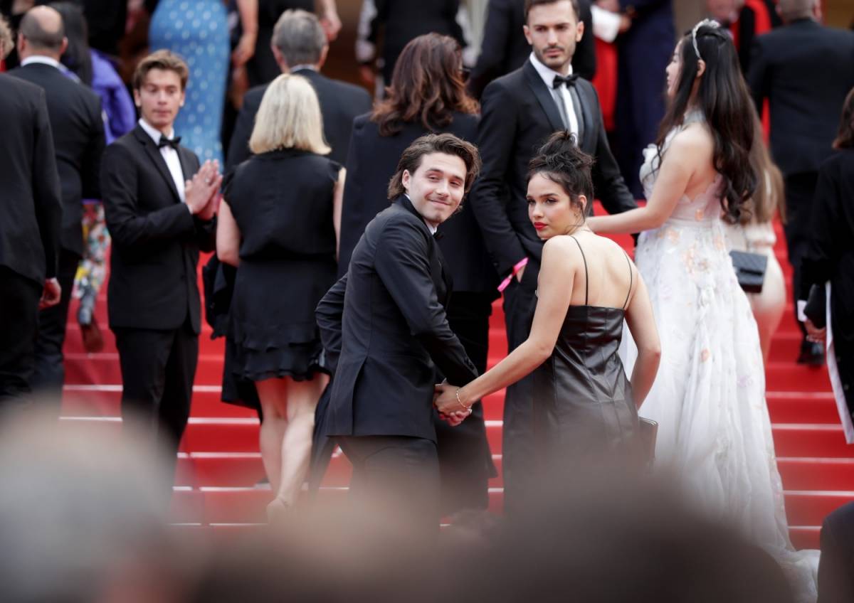 Brooklyn Beckham e Hana Cross debuttano sul red carpet di Cannes