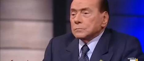 Berlusconi contro Floris: "Io non posso accettare che lei mi interrompa"
