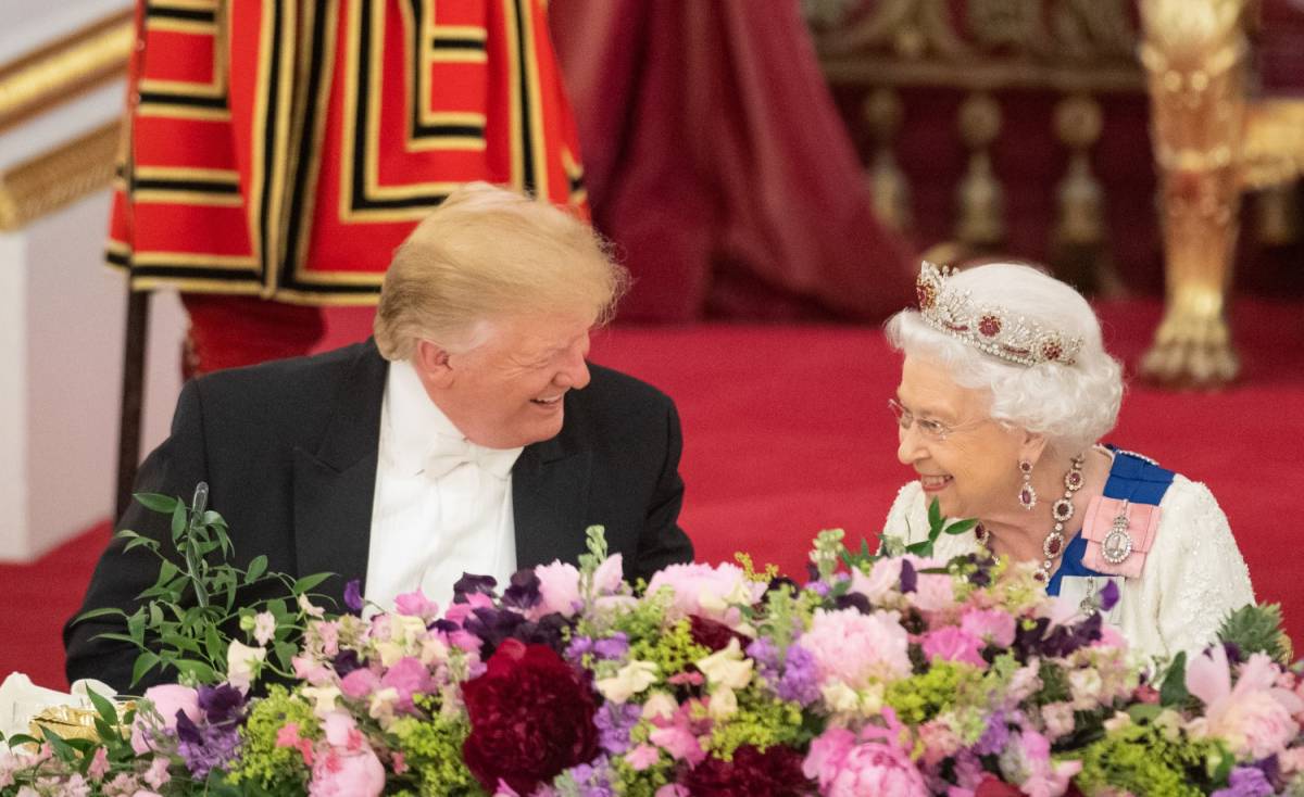 Donald Trump e la cena di Stato a Buckingham Palace