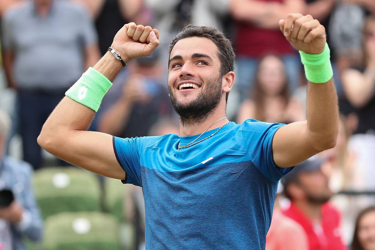 Berrettini, prima impresa sull'erba