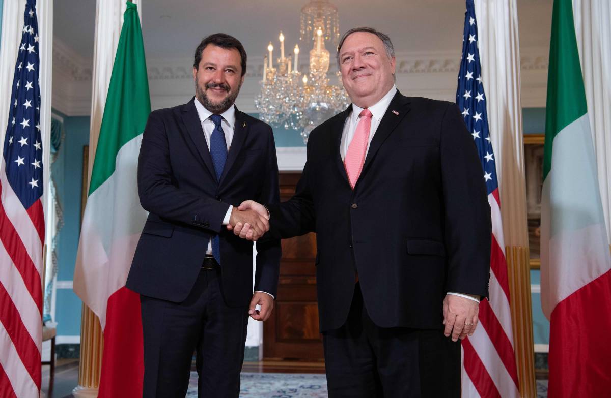 Salvini negli Usa fa il premier ​e salda l'asse con Trump