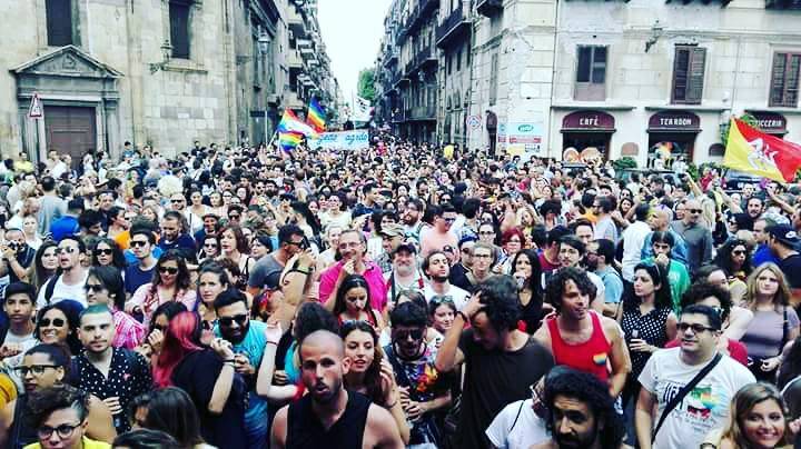 Pride Palermo: il giorno del corteo in nome antifascismo e migranti